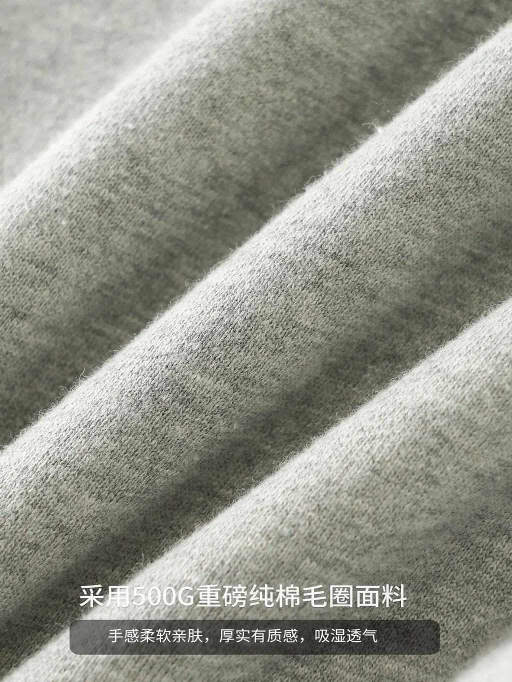 DUKEEN 500G Heavyweight Men Sweatpants Spring and Autumn 100% Cotton Loose Casual Sport Jogger Pants Men's Drawstring Trouse