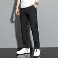 Men's Pants 2025 Summer New Black Gray Thin Business Casual Pants Outdoor Elastic Breathable Straight Leg Sweatpants