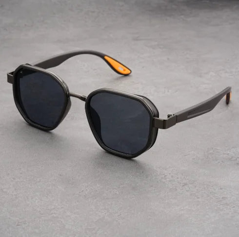 Vintage designer outdoor sunglasses Men Round Fashion Plastic Titanium High Quality Sun Glasses Man UV Protection glasses woman